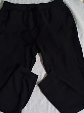 dip Men's Black Jogger Pants Size M Cotton Polyester Elastic Drawstring Waist